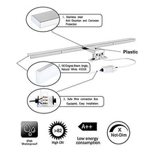 Carica l&#39;immagine nel visualizzatore di Gallery, Luce da Specchio a LED in Acciaio Inossidabile/Aourow Lampada Specchio... - Ilgrandebazar