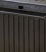 Carica l&#39;immagine nel visualizzatore di Gallery, Keter Baule Springwood Marrone 305 Lt In Resina Cm 123x53.5x57 cm, - Ilgrandebazar