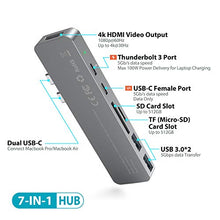 Carica l&#39;immagine nel visualizzatore di Gallery, dodocool HUB USB Adattatore 7 in 1 per MacBook PRO 2018/2019/2017/2016...