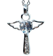 Carica l&#39;immagine nel visualizzatore di Gallery, Collana Donna Argento 925 di Karen D Gioielli Ciondolo croce Zircone White - Ilgrandebazar