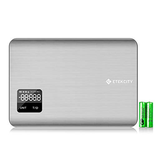 Etekcity Bilancia da Cucina Digitale in Acciaio Inossidabile 5kg/11lb... - Ilgrandebazar