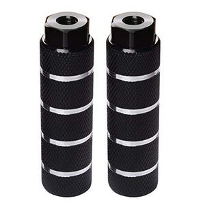 Helaryfreemear - set di 2 pezzi, pedale BMX in lega alluminio, Nero