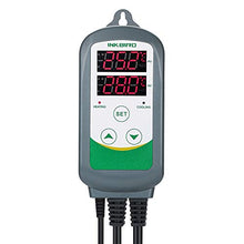 Carica l&#39;immagine nel visualizzatore di Gallery, Inkbird ITC-308 LED Digitale Regolatore di Temperatura Termocoppia Termostato con Doppio Relè per Riscaldamento Mat, Serra Riscaldatore, Allevamento