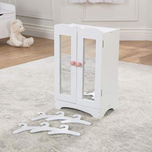 Carica l&#39;immagine nel visualizzatore di Gallery, KidKraft 60132 Armadio Lil&#39; Doll in Legno per Bambole di 45 Cm con 6... - Ilgrandebazar