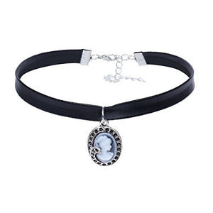 Elegant Rose, set di 23 collane girocollo, chocker in velluto, pizzo; stile:... - Ilgrandebazar