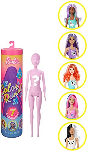 Barbie- Color Reveal Assortimento a Sorpresa, Vestito e Acconciatura,... - Ilgrandebazar