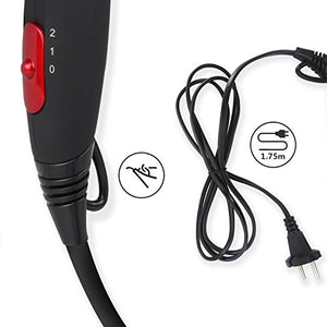 Aigostar Linda 32GQT - Asciugacapelli da viaggio, 1400W doppio voltaggio,... - Ilgrandebazar