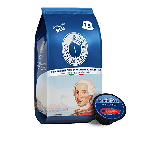 Caffè Borbone Miscela Blu - 90 capsule (6 confezioni da 15 capsule) -...