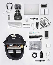 Carica l&#39;immagine nel visualizzatore di Gallery, WAWJ Unisex Multiuso Antifurto Zaino con Porta USB, per PC Nero