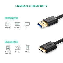 Carica l&#39;immagine nel visualizzatore di Gallery, UGREEN Cavo Hard Disk Micro B a USB 3.0 A 5Gbps per Disco Rigido 0.5M - Ilgrandebazar