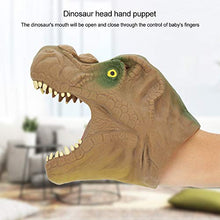 Carica l&#39;immagine nel visualizzatore di Gallery, Dinosauro Mano Puppet Gloves, 6 Pollici Tyrannosaurus Rex Gioco di Marrone - Ilgrandebazar