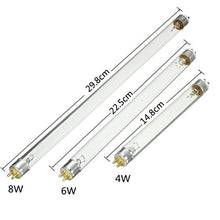 Carica l&#39;immagine nel visualizzatore di Gallery, MYAMIA 4W/6W/8W UV Disinfezione Lampada Tubo Sterilizzatore Lampadina T5-8W