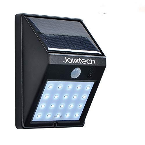 Super Bright 20 LED lampioni solari, Jokitech 20 Solar Light, Black - Ilgrandebazar