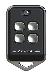 STARLINE RADIOCOMANDO Universale Twin AU4T 433 MHz (433.92) codice Fisso Nero