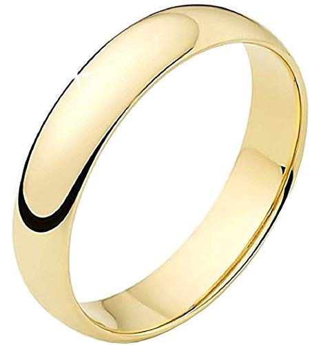 Legisdream Anello a Fascia Semplice Fedina Gioiello Unisex Idea Regalo per... - Ilgrandebazar