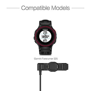 TUSITA Caricabatterie per Garmin Forerunner 225 GPS Watch - Cavo di ricarica...