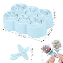 Carica l'immagine nel visualizzatore di Gallery, Stampi per Ghiaccioli Silicone, Stampini Bambini, Formine Blu