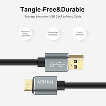 Carica l'immagine nel visualizzatore di Gallery, PIHEN Micro B Cavo, cavo di sincronizzazione USB 3.0 a micro con 1m