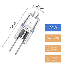 Carica l&#39;immagine nel visualizzatore di Gallery, Vicloon G4 Lampada Alogena, Lampadine Luce, 20W Luce Calda, 20pcs 20w
