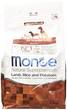 Carica l'immagine nel visualizzatore di Gallery, Monge All Breeds Agn./Riso/Patate Kg. 2.5, Alimento Completo Per Cani Adulti...