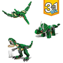 Carica l&#39;immagine nel visualizzatore di Gallery, LEGO 31058 Creator Dinosauro, Set Animali Giocattolo 3 in 1 per Costruire, Giochi per Bambini, Bambine, Ragazzi e Ragazze con T. Rex o Triceratopo o Pterodattilo in Mattoncini, Idee Regalo Creative