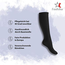 Carica l'immagine nel visualizzatore di Gallery, Footstar - 5 paia di calze al ginocchio EVERYDAY! Disponibile 35 / 38, Nero - Ilgrandebazar