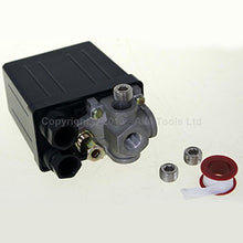 Carica l&#39;immagine nel visualizzatore di Gallery, 3 PORTE COMPRESSORE AD ARIA PRESSIONE INTERRUTTORE DI COMANDO MONOFASE 0.6cm... - Ilgrandebazar