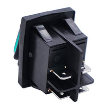Carica l'immagine nel visualizzatore di Gallery, Taiss/2Pz Impermeabile 16A 250V 20A 125V 4 Pin 2 Posizioni ON/OFF DPST Rosso...