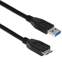 Carica l&#39;immagine nel visualizzatore di Gallery, KUYiA Cavo USB maschio 3.0 a micro usb Maschio 0,3 mt Fino a 5 1 Feet