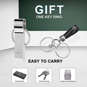 Erasky Chiavetta USB 512GB Pen Drive Impermeabile Flash per...