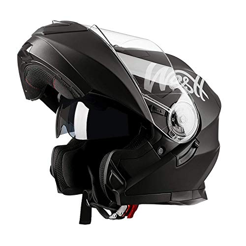 Westt Torque X · Casco Modulare Moto Nero Opaco Doppia M (57-58cm), - Ilgrandebazar