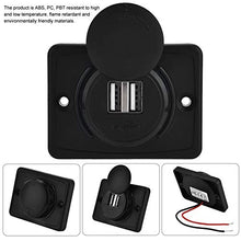 Carica l&#39;immagine nel visualizzatore di Gallery, Presa usb auto, di ricarica per caricabatterie con porta USB ABS...
