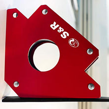 Carica l&#39;immagine nel visualizzatore di Gallery, S&amp;R Supporto Angolare Magnetico I Magnete per saldatura a squadra 45 100 mm