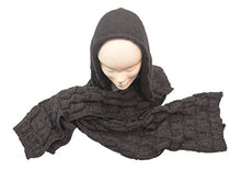 Carica l&#39;immagine nel visualizzatore di Gallery, Sciarpa con cappuccio, unisex col. Grigio - Ilgrandebazar