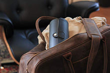 Carica l&#39;immagine nel visualizzatore di Gallery, Organizer per orologi in pelle vegana di Case Elegance Nero