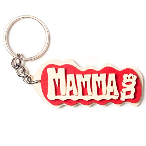 Portachiavi in legno fatto a mano personalizzato con la scritta Mamma TVB,... - Ilgrandebazar