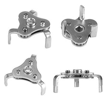 Carica l&#39;immagine nel visualizzatore di Gallery, Yosoo Chiave per filtro olio 3 Braccio Strumenti Smontaggio di auto... - Ilgrandebazar