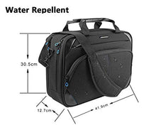 Carica l&#39;immagine nel visualizzatore di Gallery, KROSER Borsa del Portatile 15,6 Pollici a Tracolla per Laptop Nero Blu
