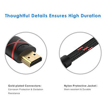 Carica l&#39;immagine nel visualizzatore di Gallery, Rankie Cavo HDMI Alta velocità, Ethernet, 3D, Video 4K e Arc, Nylon Rosso