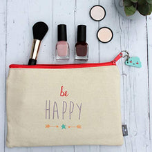 Carica l&#39;immagine nel visualizzatore di Gallery, moses. Täschchen Be Happy | Kosmetiktasche mit Sternen Print Für...