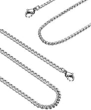 Carica l&#39;immagine nel visualizzatore di Gallery, BESTEEL 4 Pezzi Acciaio Inossidabile Collana Catena per Uomini e Donne Set... - Ilgrandebazar