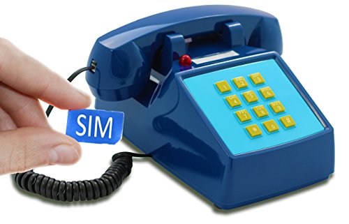 Opis PushMeFon mobile - Telefono vintage PushMeFon, PMF blu scuro - Ilgrandebazar