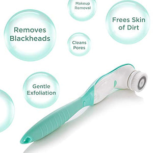 Fancii 7-in-1 Spazzola per la Pulizia Viso e Corpo Elettrica con Manico... - Ilgrandebazar