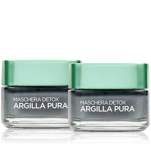 L'Oréal Paris Trattamenti Maschera per il Viso Argilla Pura Detox con...