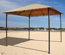Carica l&#39;immagine nel visualizzatore di Gallery, QUICK STAR Tetto di Ricambio per Gazebo da Giardino, 3 x 3 m, Colore Beige