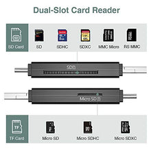 Carica l'immagine nel visualizzatore di Gallery, Vanja Lettore di Schede SD/Micro SD, Adattatore Black-Type C Card Reader