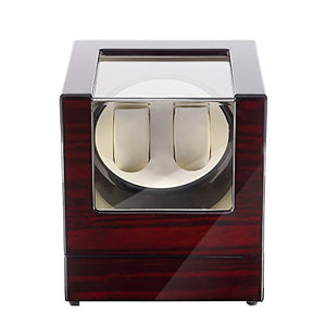 Uten watch winder Scatola orologio a carica automatica in legno per 2... - Ilgrandebazar