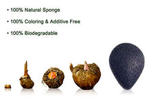 Carica l&#39;immagine nel visualizzatore di Gallery, Konjac Spugna Facial - 3 pezzi Gocce d&#39;acqua Sponge Natural Activated... - Ilgrandebazar