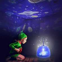 Carica l&#39;immagine nel visualizzatore di Gallery, [Aggiornamento] Proiettore per Bambini, AsperX 4 in 1 Lampada Proiettore...