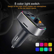 Carica l&#39;immagine nel visualizzatore di Gallery, Trasmettitore Bluetooth per Auto, HOLALEI FM Transmitter Bassi...